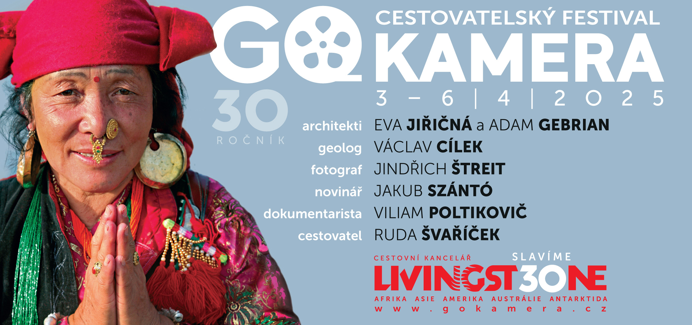 Go Kamera, cestovatelský festival, banner, magazín KULTINO*Brno