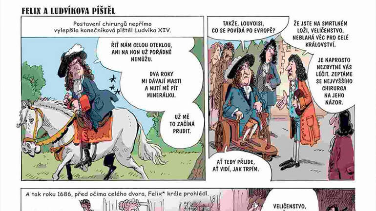 Neuvěřitelné dějiny lékařství, Jean-Noël Fabiani, Albatros, komiks, recenze, encyklopedie, lékařství a medicína, magazín Kult*Brno