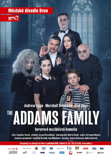 Představení The Addams family, Městské divadlo Brno. Magazín KULT* Brno