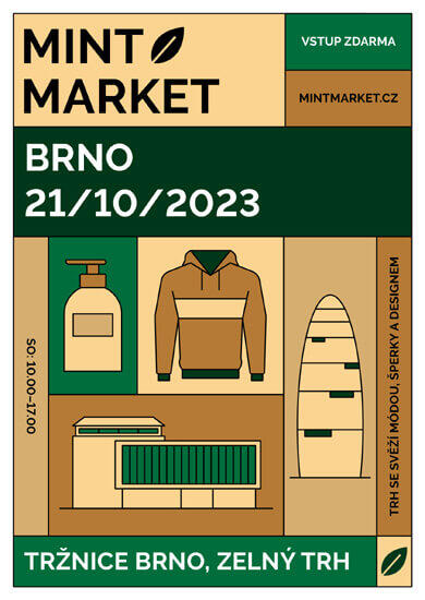 Akce MINT Market Brno, Tržnice Brno. Magazín KULT* Brno