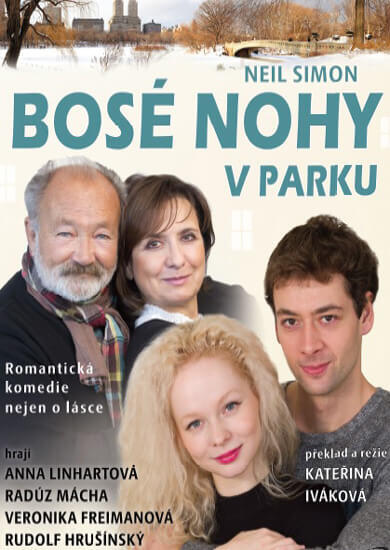 Představení Bosé nohy v parku, divadlo Bolka Polívky. Magazín KULT* Brno