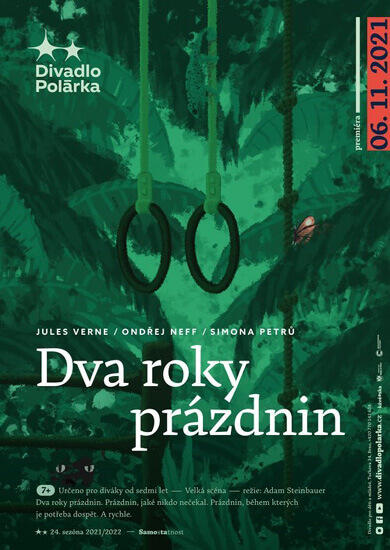 Představení Dva roky prázdnin, divadlo Polárka. Magazín KULT* Brno