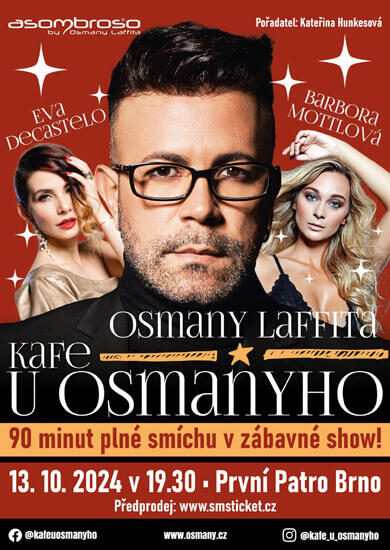 Akce Kafe u Osmanyho, První Patro Brno. Magazín KULTINO* Brno