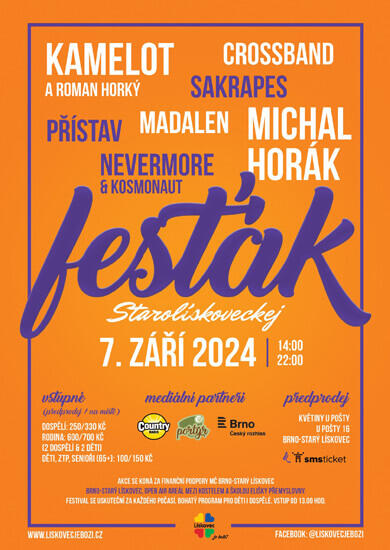 Festival Starolískoveckej fesťák 2024, Brno-Starý Lískovec. Magazín KULTINO* Brno