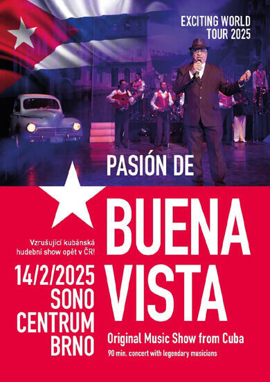 Hudba Pasion de Buena Vista, SONO Centrum. Magazín KULTINO* Brno