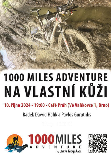 Přednáška 1000 Miles Adventure na vlastní kůži, Café Práh. Magazín KULTINO* Brno