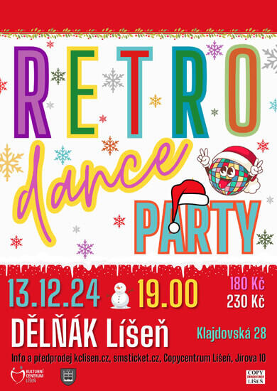 Akce Vánoční Retro Dance Party, Dělňák Líšeň. Magazín KULTINO* Brno