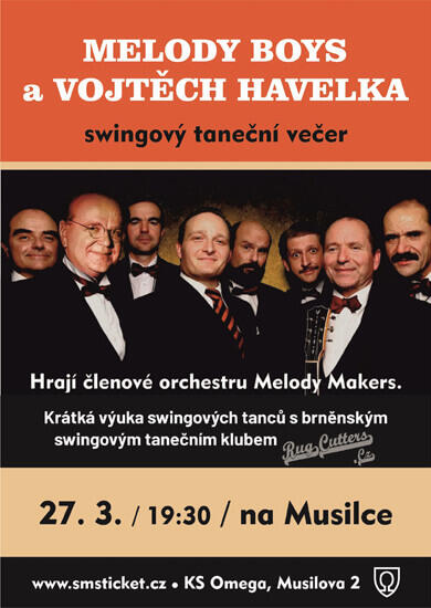 Hudba Melody Boys a Vojtěch Havelka, LD Musilka Brno. Magazín KULTINO* Brno