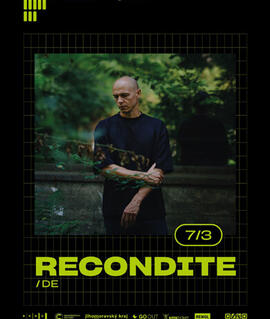 Hudba Recondite Live (DE), Klub Fléda. Magazín KULTINO* Brno