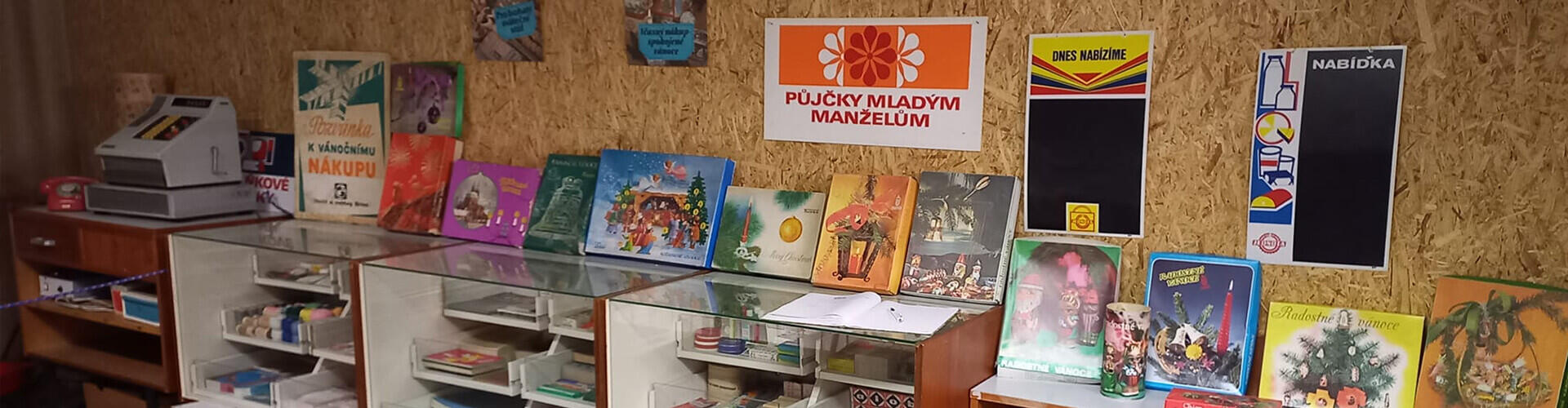 Retro muzeum na statku Brno, výstava věcí z 50. - 90. let. 20. století. Magazín KULT* Brno