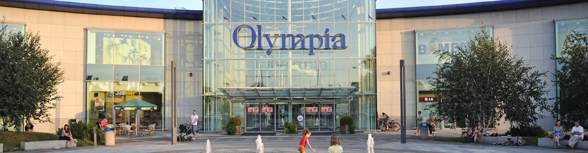 Místo Nákupní a zábavní centrum OLYMPIA BRNO, Brno. Magazín KULT* Brno